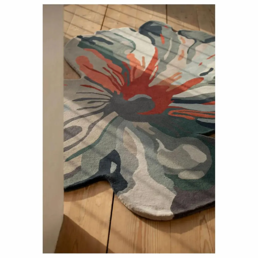 Tapis Flora Bloom 4 | Gris