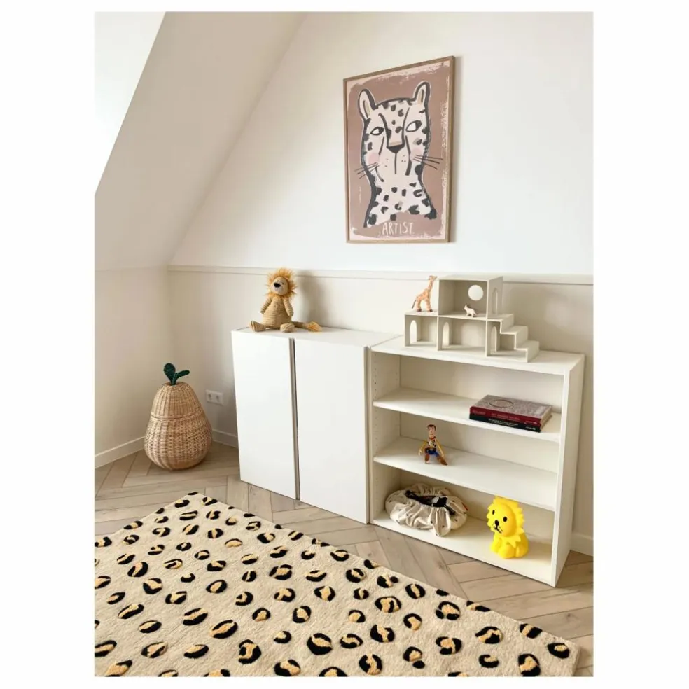 Tapis Léopard en laine