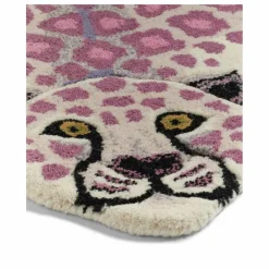 Tapis léopard Lilly | Lilas