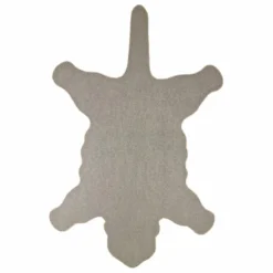 Tapis léopard Loony en laine | Marron
