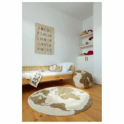 Tapis Monde | Vert kaki