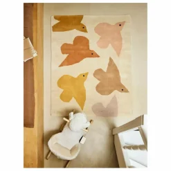 Tapis Oiseaux | Ocre