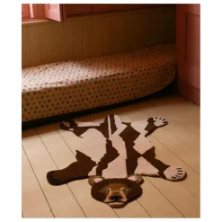 Tapis Ours en laine | Marron