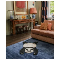 Tapis Panda en laine | Ecru