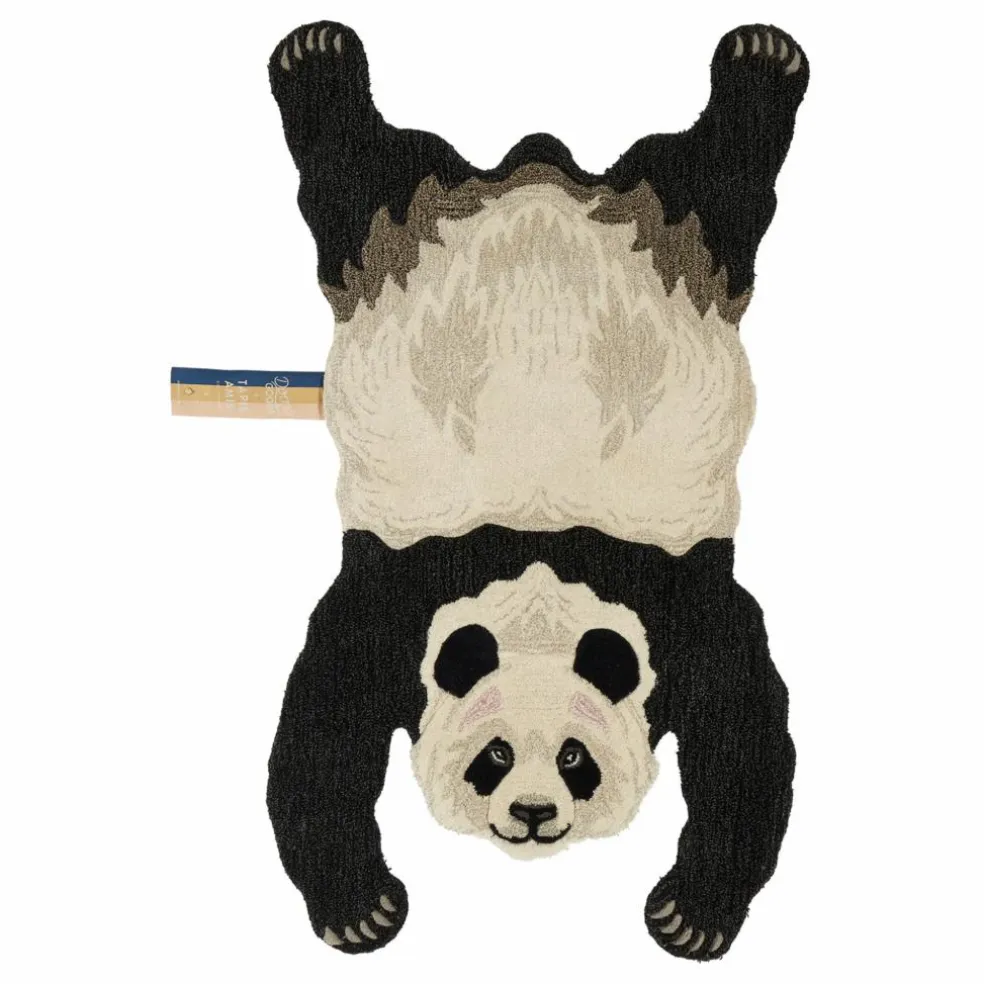 Tapis Panda en laine | Ecru
