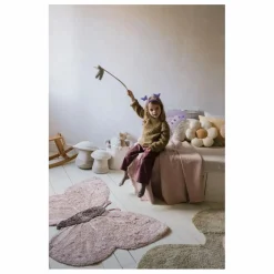 Tapis Papillon | Rose