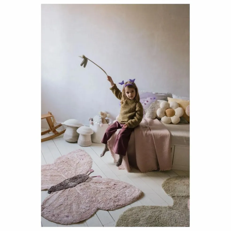 Tapis Papillon | Rose