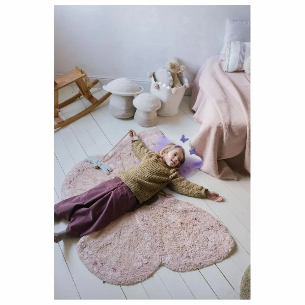Tapis Papillon | Rose