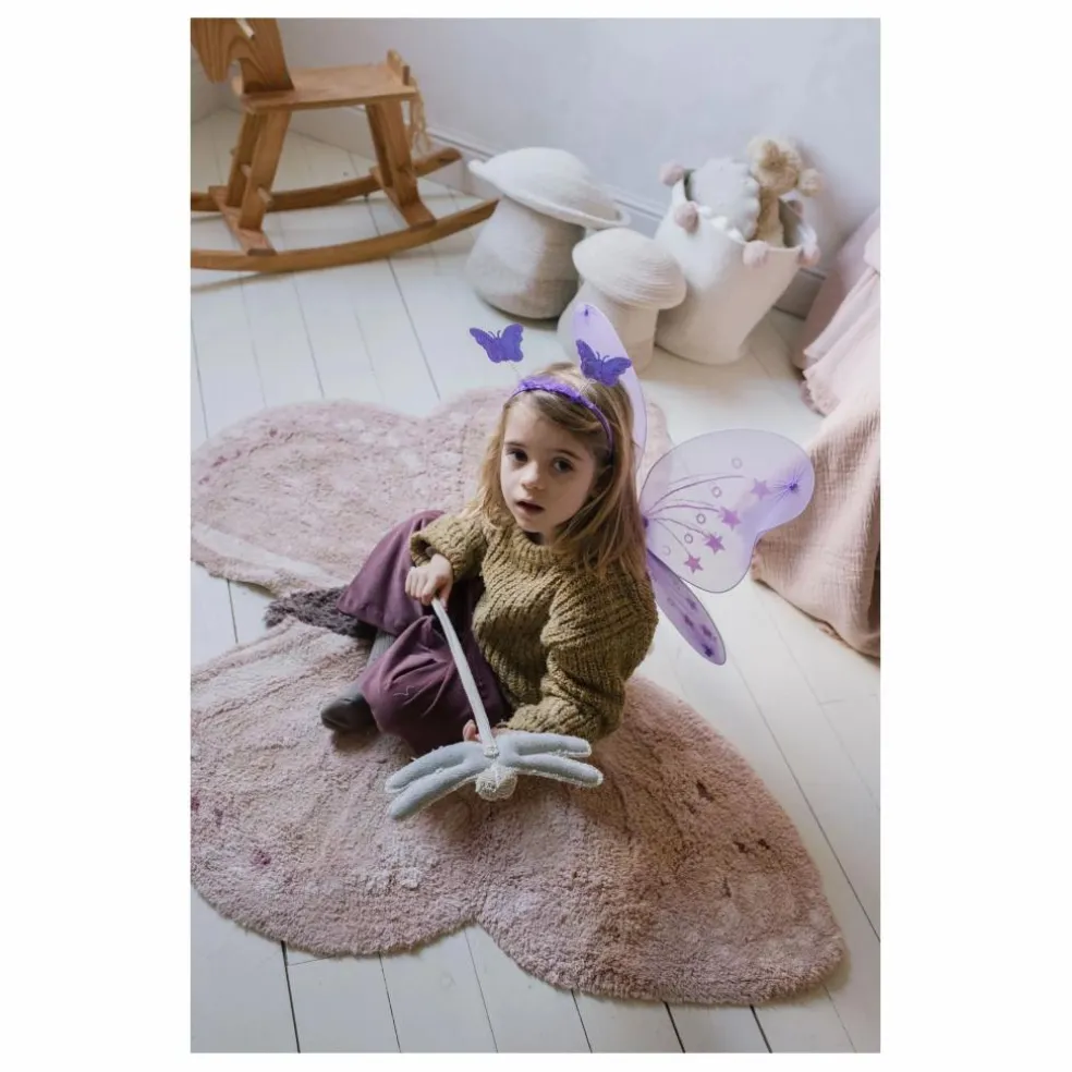 Tapis Papillon | Rose