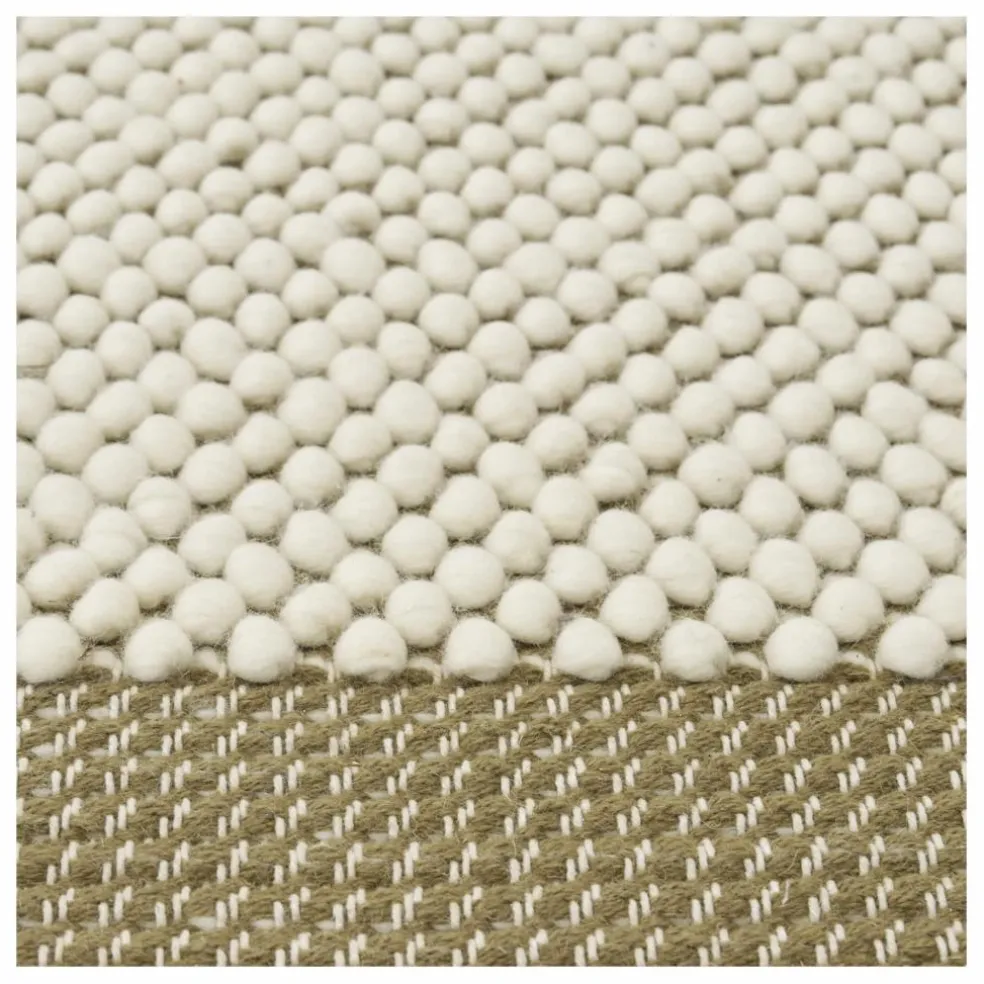 Tapis Pebble | Vert kaki