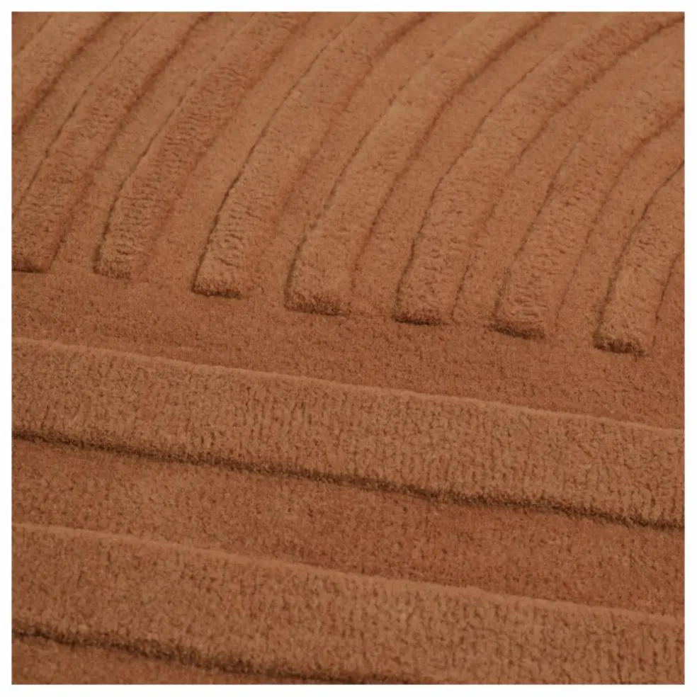 Tapis Relevo - Studio Pepe | Orange Rouille