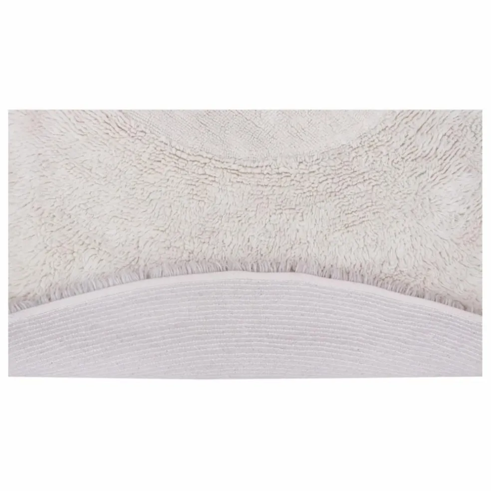 Tapis rond Arctic circle 250x250 cm | Blanc