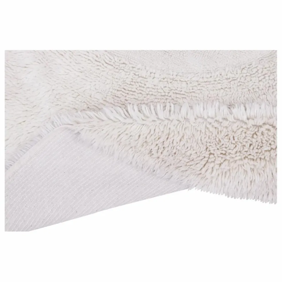 Tapis rond Arctic circle 250x250 cm | Blanc