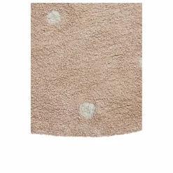 Tapis rond Dot | Rose