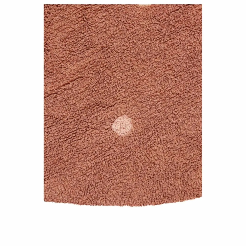 Tapis rond Dot | Terracotta