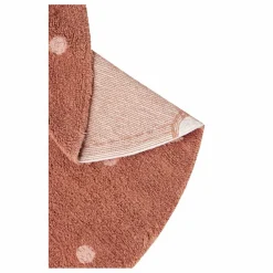 Tapis rond Dot | Terracotta