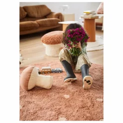 Tapis rond Dot | Terracotta