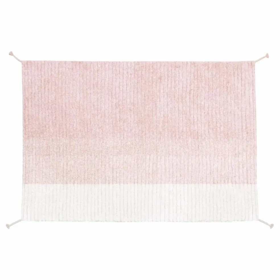 Tapis réversible Gelato | Rose pâle