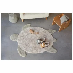 Tapis Sea Turtle | Olive