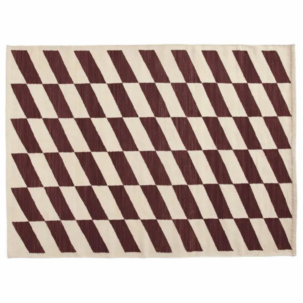 Tapis Shift Kelim | Bordeaux