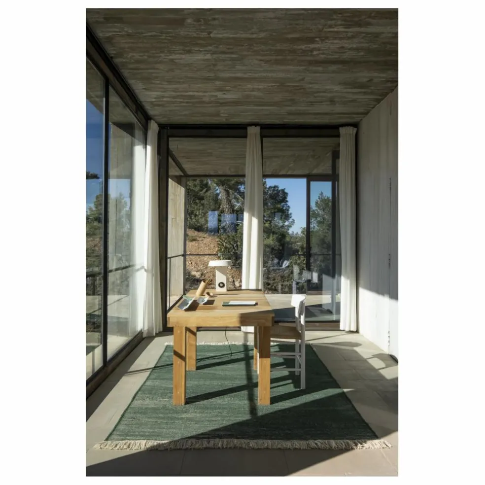 Tapis Telares en laine afghane | Vert sapin
