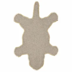 Tapis tigre à fleurs | Beige