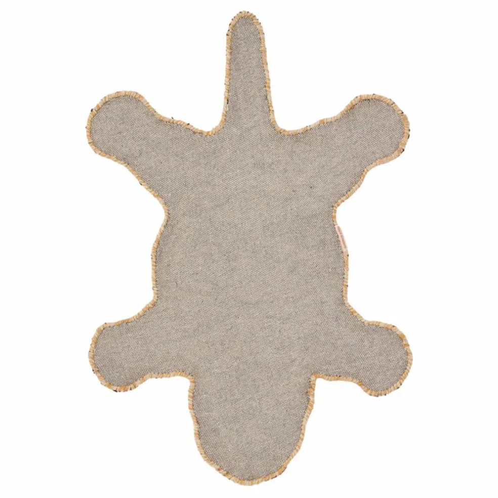 Tapis tigre Tula Wise en laine | Rouge