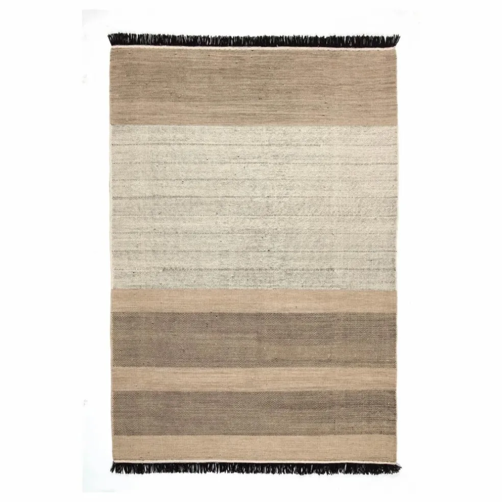 Tapis Tres Stripes, Elisa Padrón | Noir