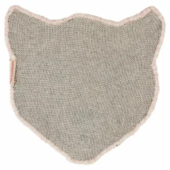 Tapis tête de léopard Pinky en laine | Rose