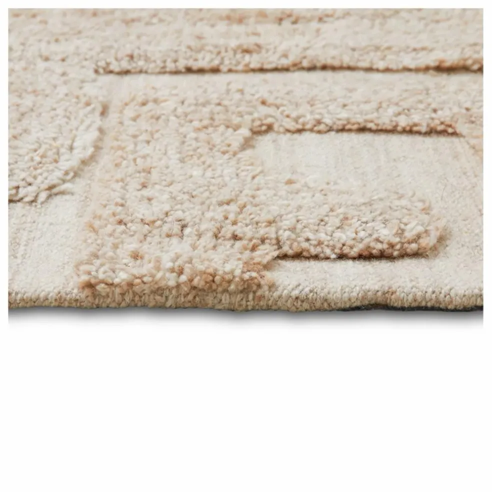 Tapis tufté Limestone | Crème