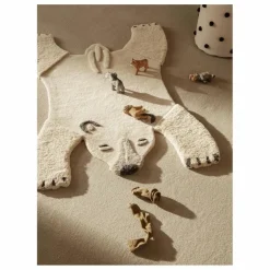 Tapis tufté ours polaire | Blanc cassé