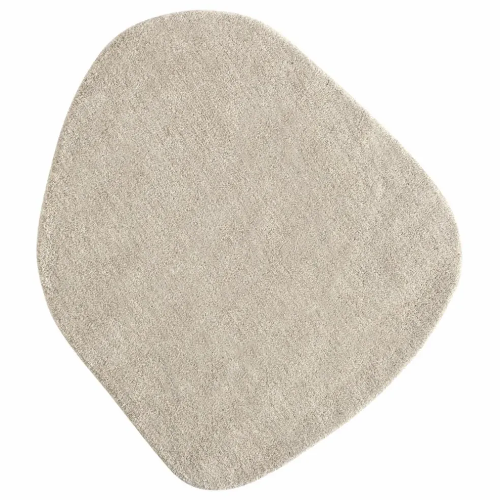Tapis tufté Stone, Diego Fortunato | Ecru