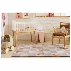 Tapis Walter Damier | Lilas