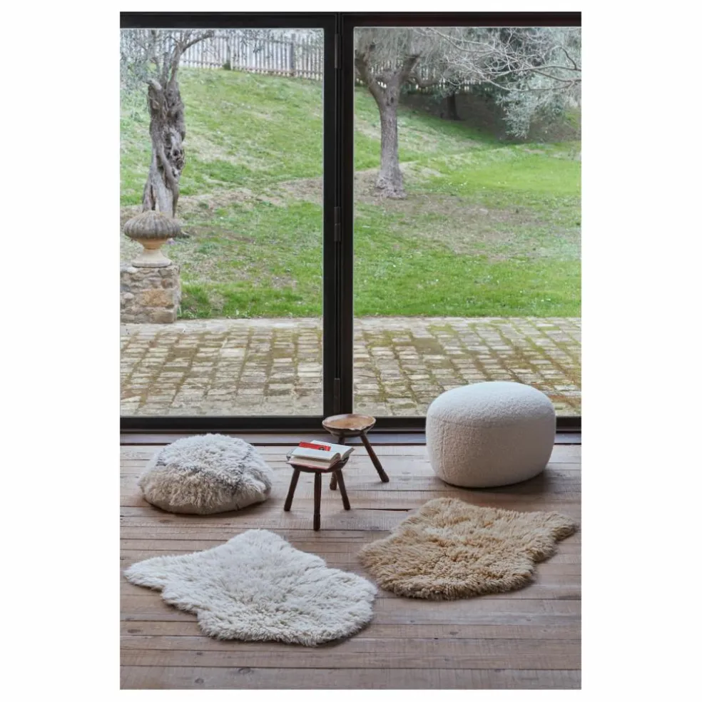 Tapis Woolly | Blanc