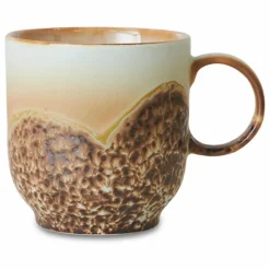 Tasse à café en grès | Marron