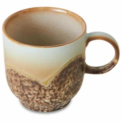 Tasse à café en grès | Marron