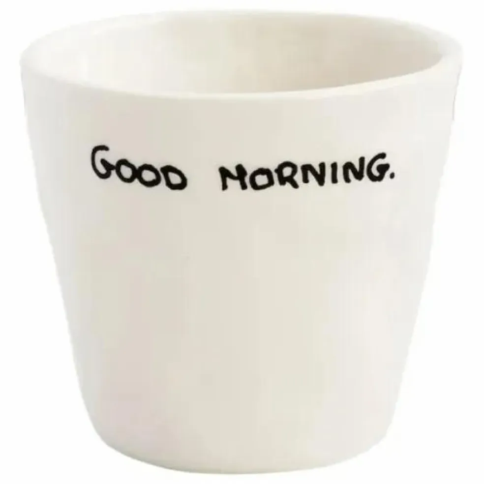Tasse à espresso Good Morning | Blanc