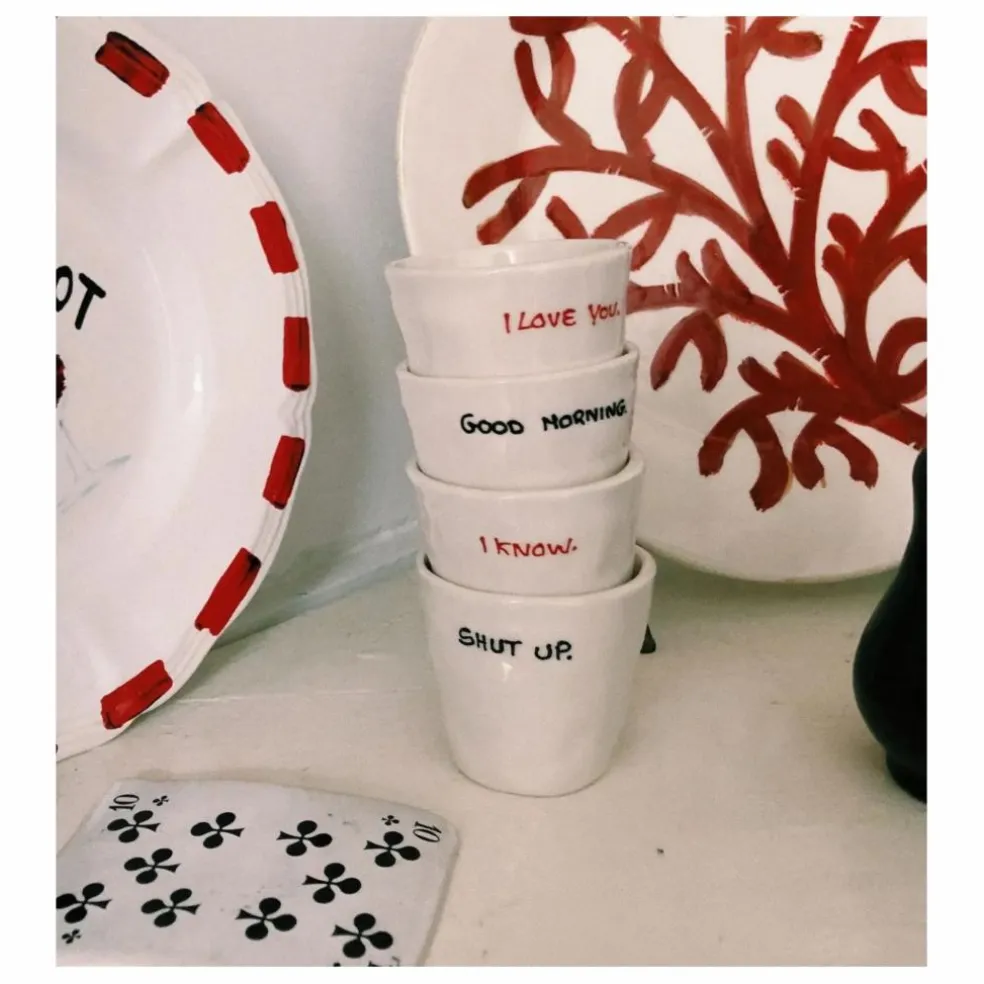 Tasse à espresso Good Morning | Blanc