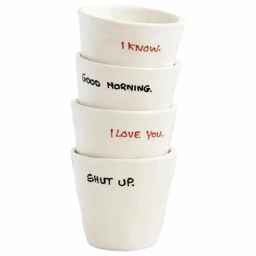 Tasse à espresso Good Morning | Blanc