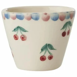 Tasse à expresso en céramique Cerises | Crème