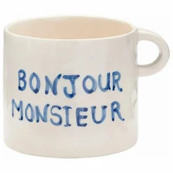 Tasse Bonjour Monsieur | Bleu