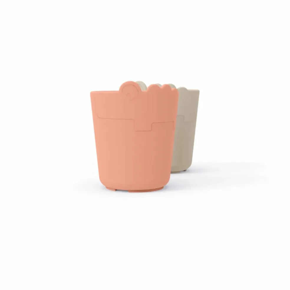 Tasse Croco Kiddish - Set de 2 | Corail