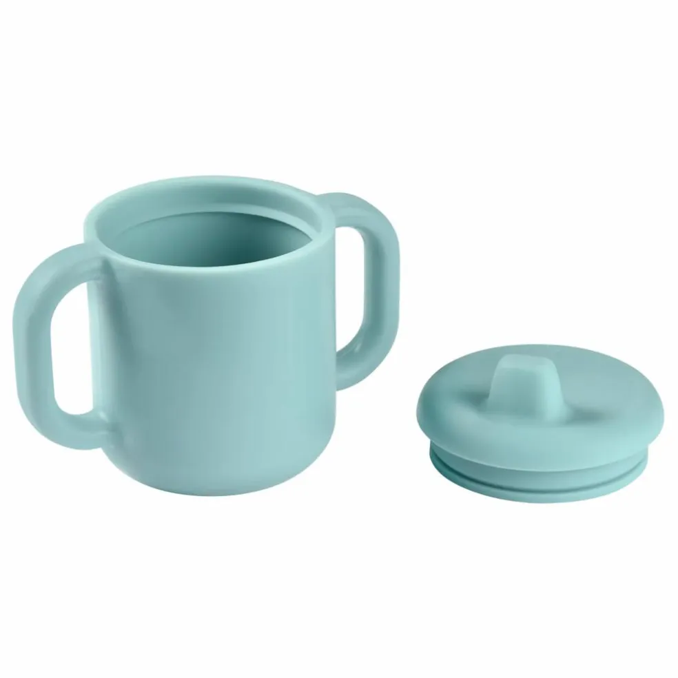 Tasse d'apprentissage en silicone | Bleu