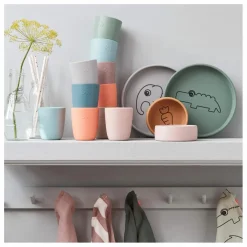 Tasse en silicone - Set de 3 | Rose