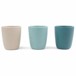 Tasse en silicone - Set de 3 | Bleu