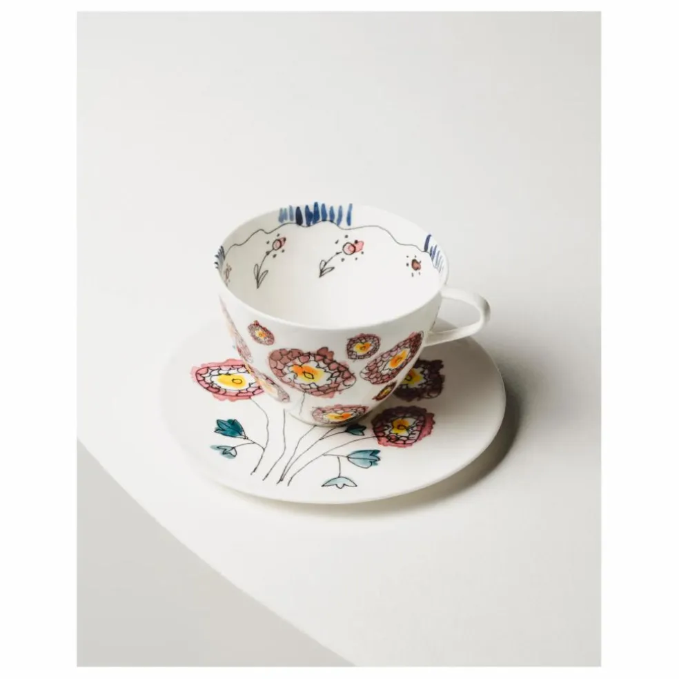 Tasse et sous-tasse à Café Anemone, Serax for Marni - Set de 2 | Milk