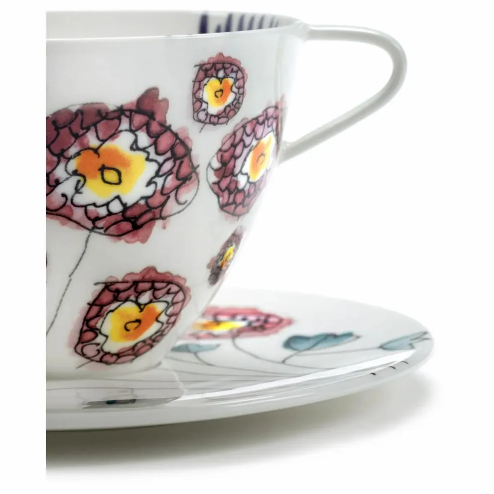 Tasse et sous-tasse à Café Anemone, Serax for Marni - Set de 2 | Milk