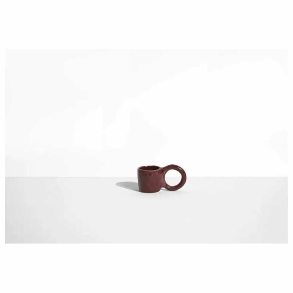 Tasse expresso Donut, Pia chevalier - Set de 2 | Bordeaux