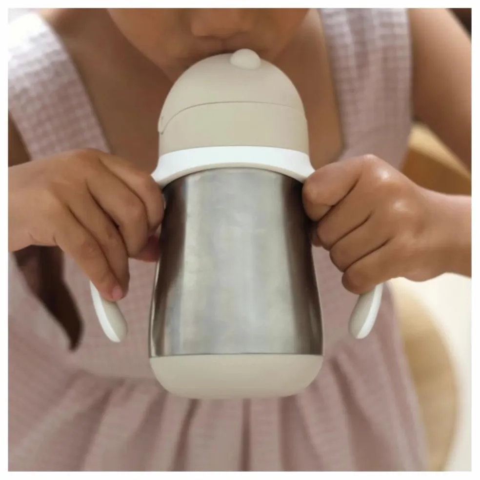 Tasse paille en inox | Argile