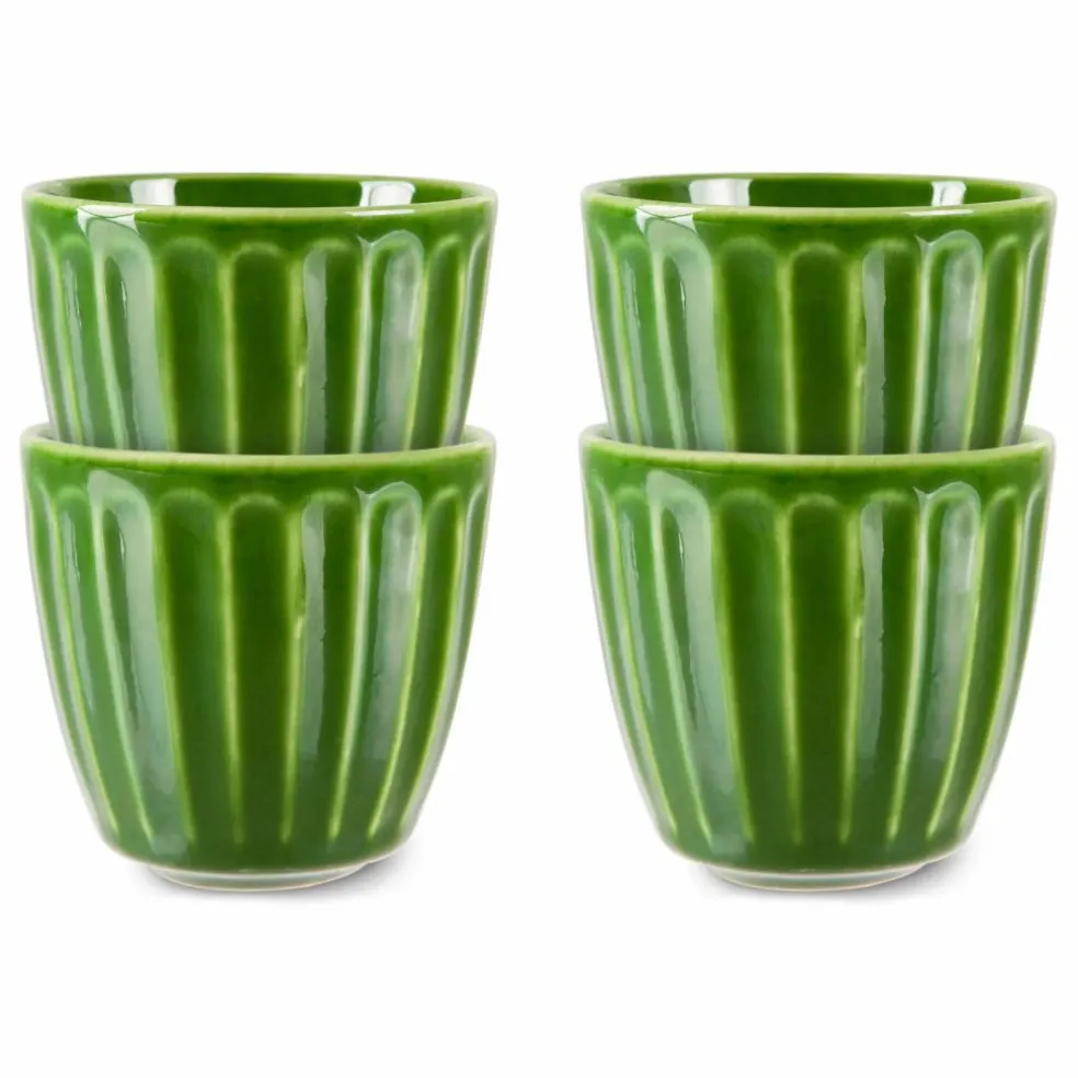 Tasse The emeralds en céramique - Set de 4 | Vert